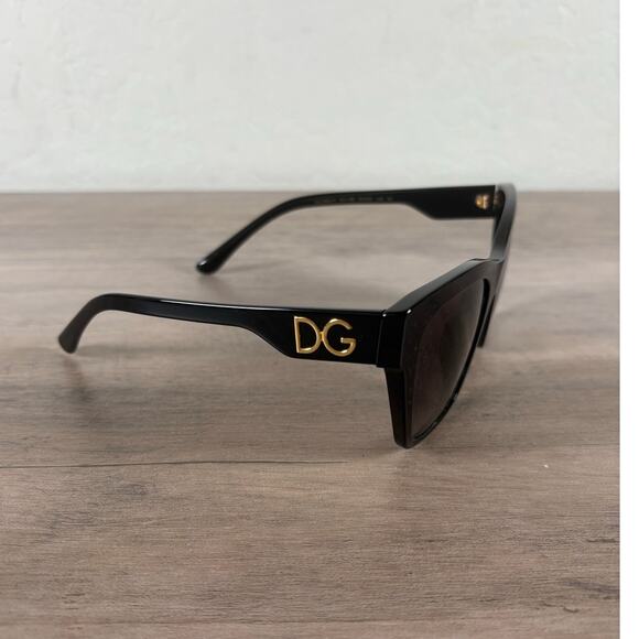 Dolce & Gabbana DG‎ 4384-F Black Square Sunglasses- Authentic- New in Box